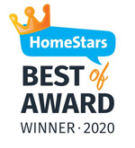 HomeStars Best of Award Winner 2020